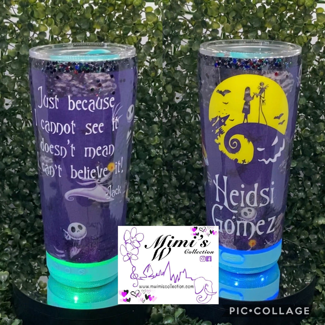 Nightmare Before Christmas Inspired Party Insulated Tumbler